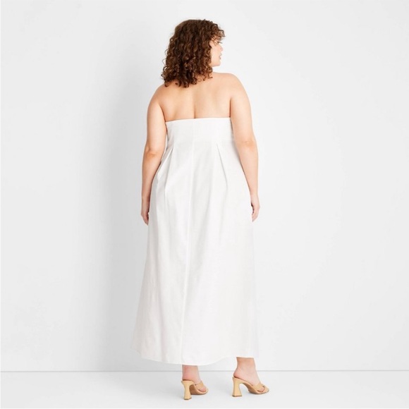 NWT Strapless Column Ankle-Length Dress from Future Collective | Jenee Naylor 16 - Picture 2 of 7
